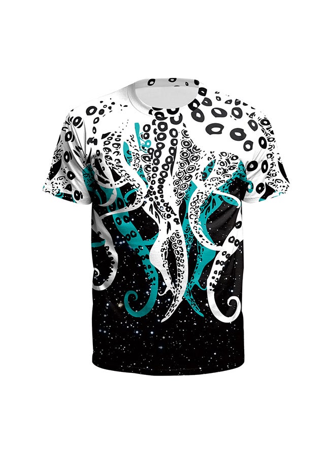 NADABAO 3D Printing Short Sleeve Couple T-Shirt Multicolour - Image 2