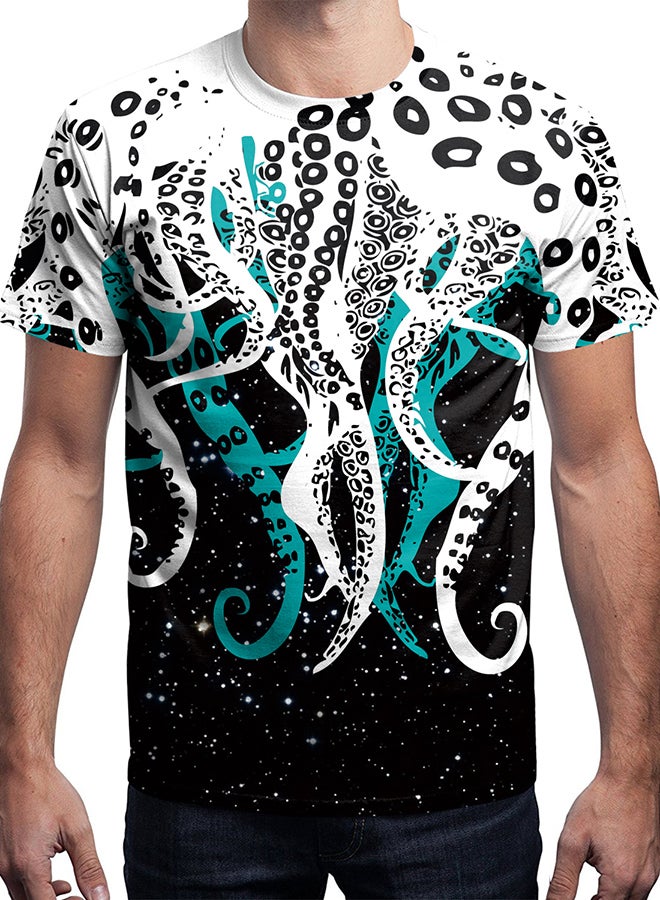 NADABAO 3D Printing Short Sleeve Couple T-Shirt Multicolour - Image 3