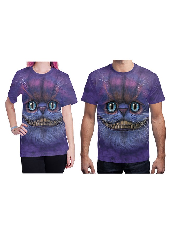 NADABAO 3D Printing Short Sleeve Couple T-Shirt Multicolour - Image 1