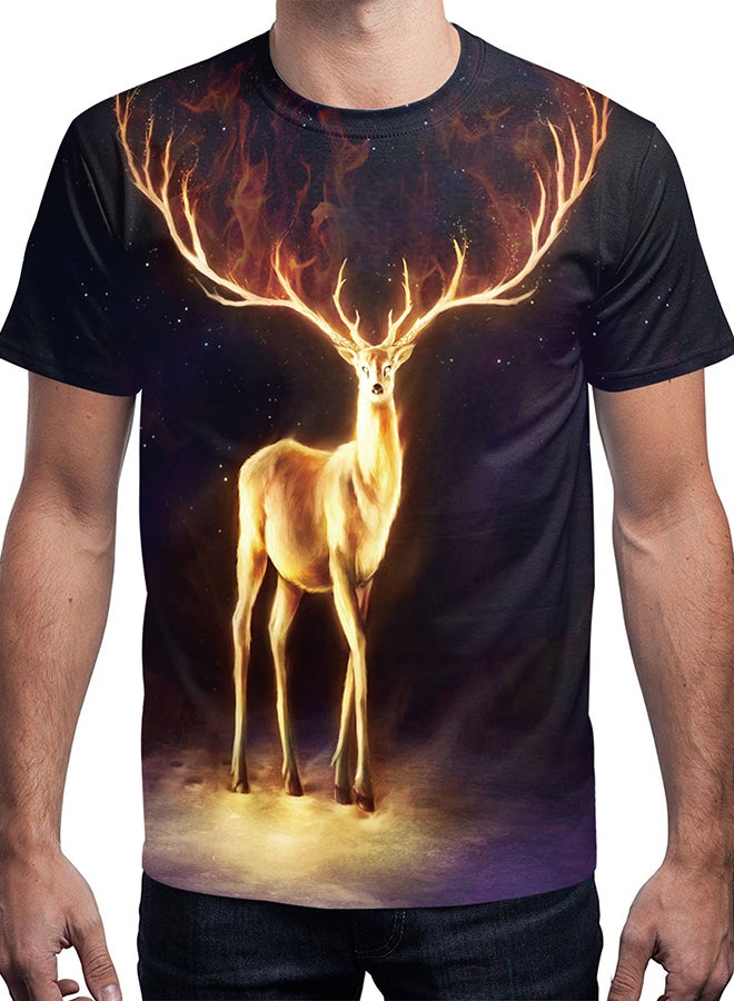 NADABAO 3D Printing Short Sleeve Couple T-Shirt Multicolour - Image 3