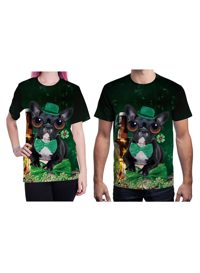 NADABAO 3D Printing Short Sleeve Couple T-Shirt Multicolour - Image 1