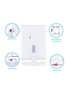 KOOLORBS Touch Control LED Vanity Mirror With 3x Magnification White 12x7.9x3centimeter  - Image 5