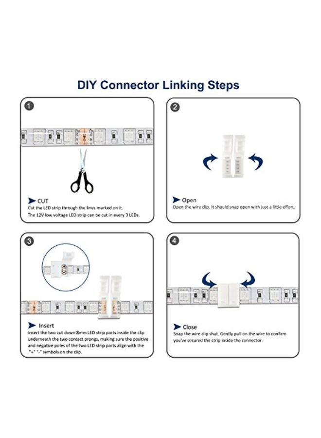DAYBETTER LED Strip Lights Red/Green/Blue 7.4x2x7.4inch - Image 5