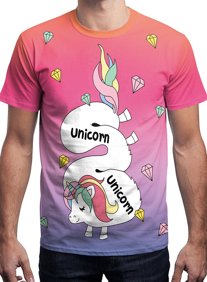 NADABAO 3D Printing Short Sleeve Couple T-Shirt Multicolour - Image 3