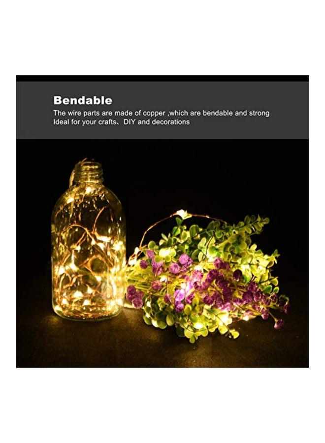 Pack Of 24 LED String Light Warm White 7.2feet