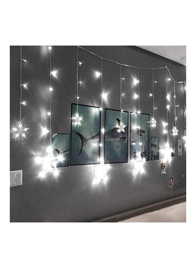 Brightown LED String Lights With Remote Pure White Star 6.56x2.95feet - Image 3