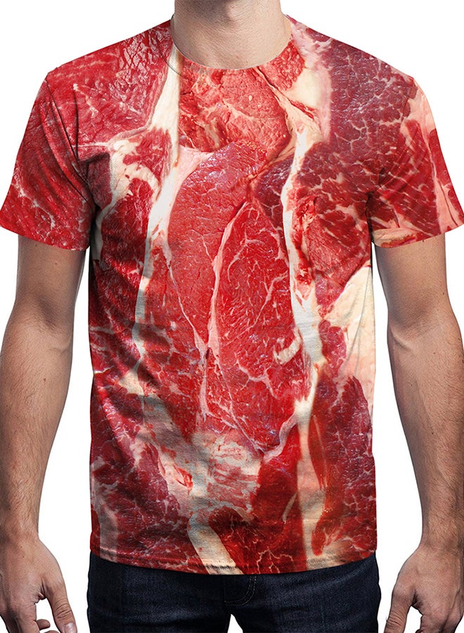 NADABAO 3D Printing Short Sleeve Couple T-Shirt Multicolour  - Image 3