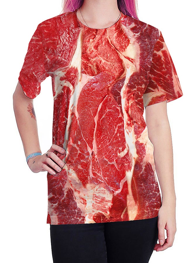 NADABAO 3D Printing Short Sleeve Couple T-Shirt Multicolour  - Image 5