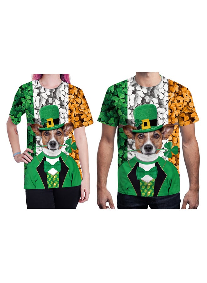 NADABAO 3D Printing Short Sleeve Couple T-Shirt Multicolour - Image 1