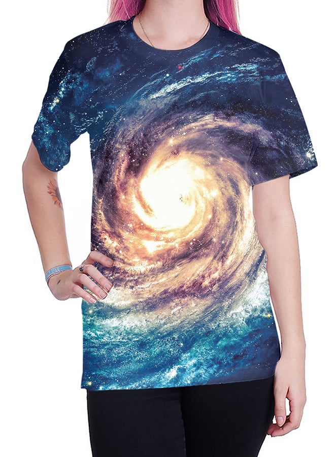 NADABAO 3D Printing Short Sleeve Couple T-Shirt Multicolour - Image 5