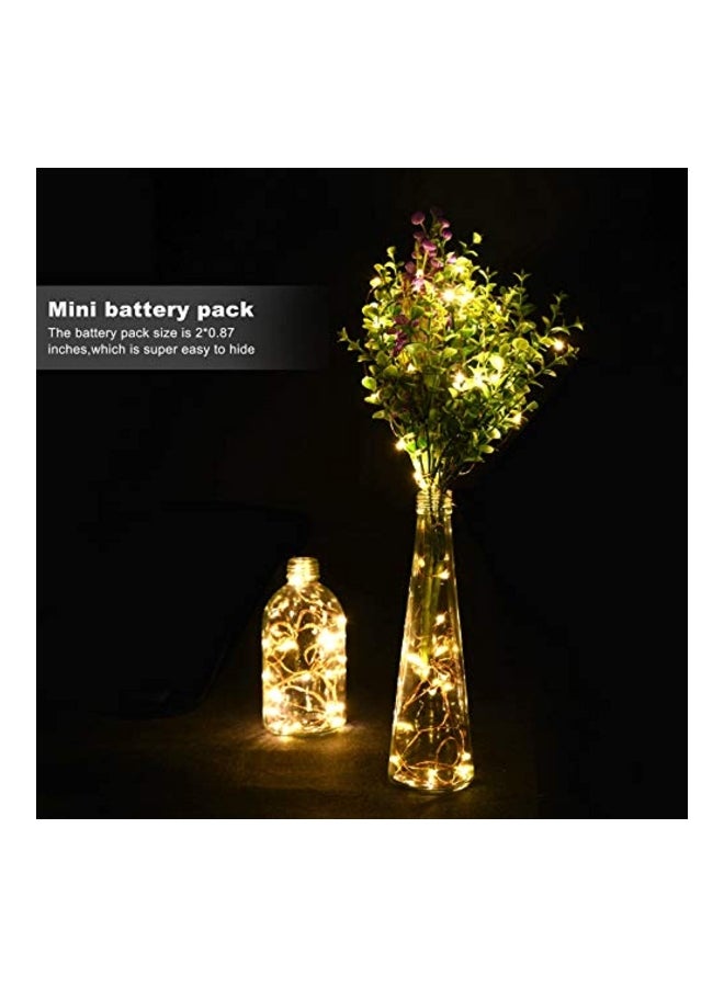 Pack Of 24 LED String Light Warm White 7.2feet