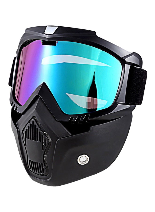 Generic - Motorcycle Face Mask With Glasses - Image 1