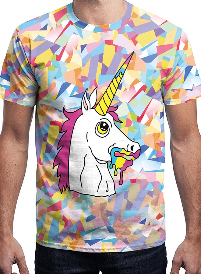 NADABAO 3D Printing Short Sleeve Couple T-Shirt Multicolour - Image 3