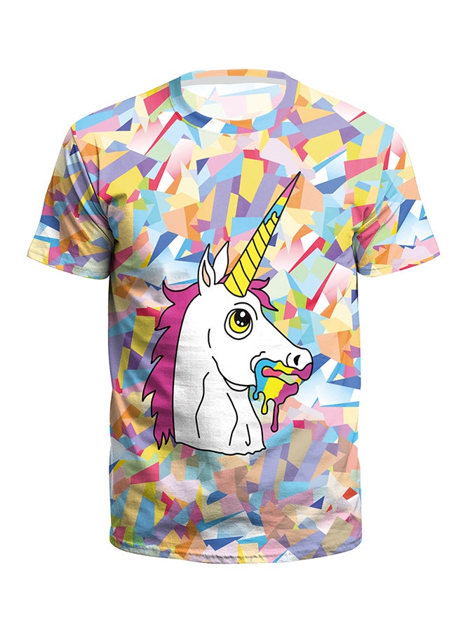 NADABAO 3D Printing Short Sleeve Couple T-Shirt Multicolour - Image 2