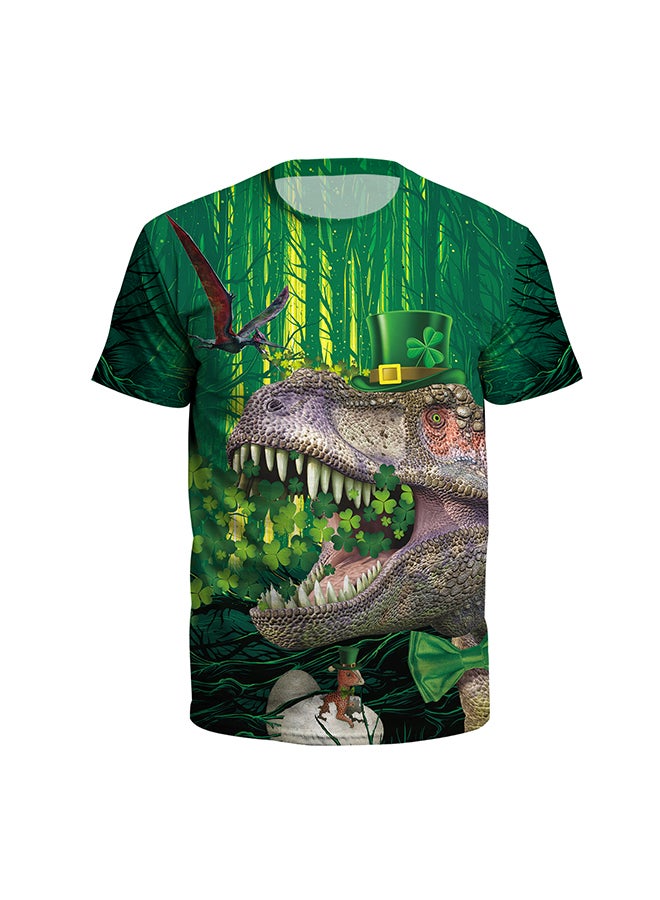 NADABAO 3D Printing Short Sleeve Couple T-Shirt Multicolour - Image 2