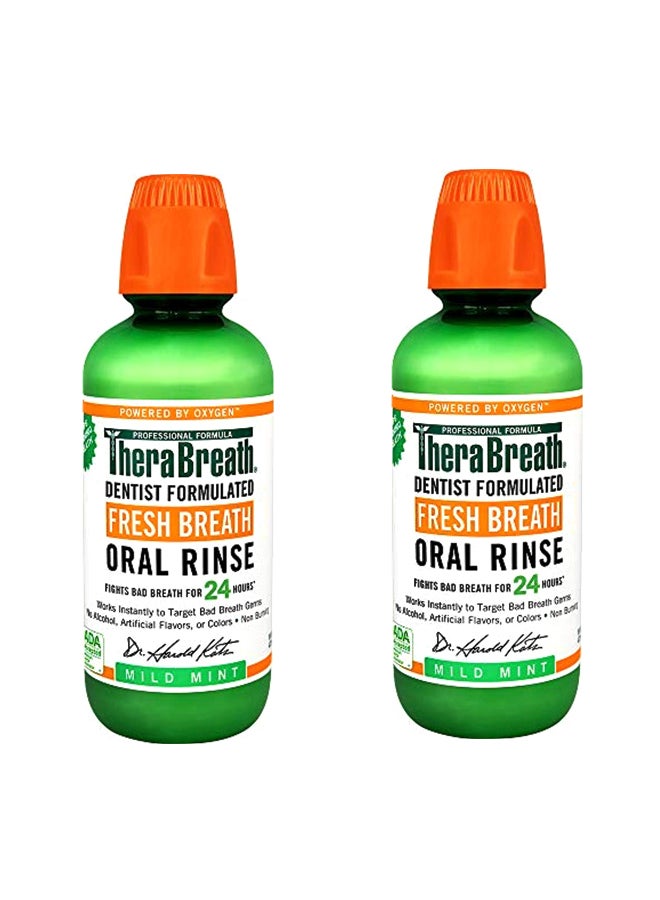 TheraBreath 2-Piece Fresh Breath Oral Rinse  - Image 1