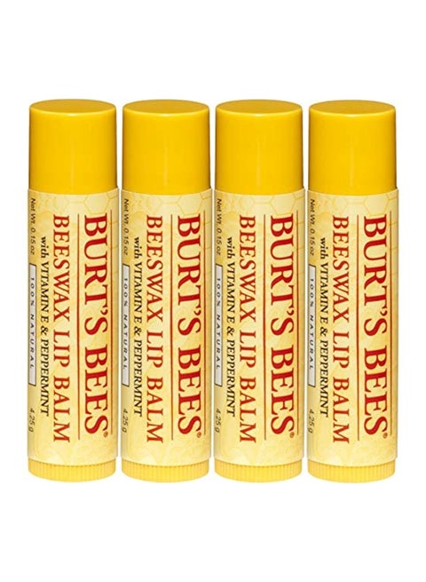 4-Piece Moisturizing Lip Balm