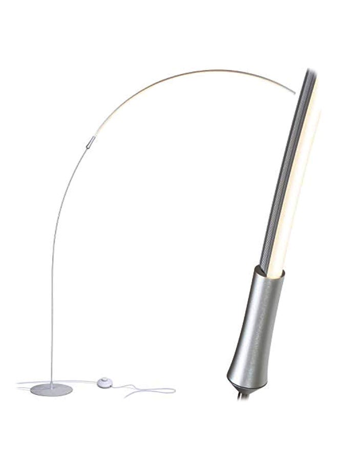 brightech - Sparq Arc LED Floor Lamp Platinum Silver 50x20x30inch - Image 1