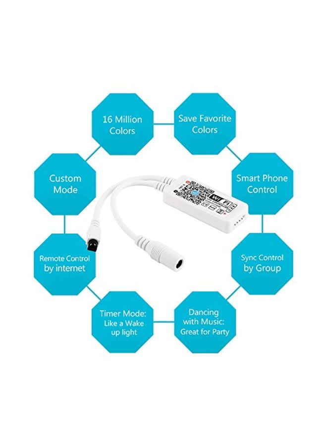 Nexlux Smart Phone Controlled Strip LED Light Kit White 7x6.9x2.7inch - Image 3