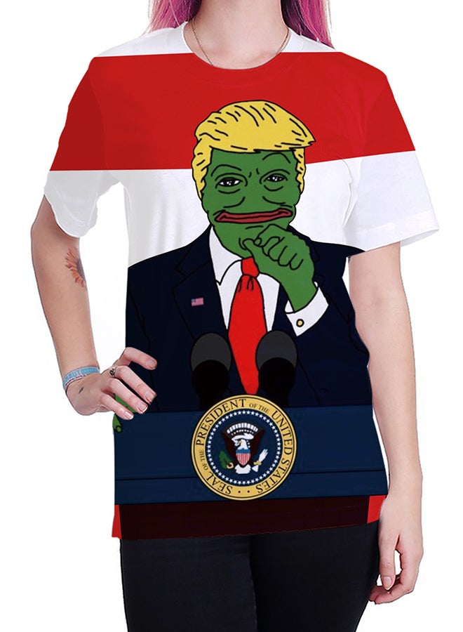 NADABAO 3D Printing Short Sleeve Couple T-Shirt Multicolour - Image 4