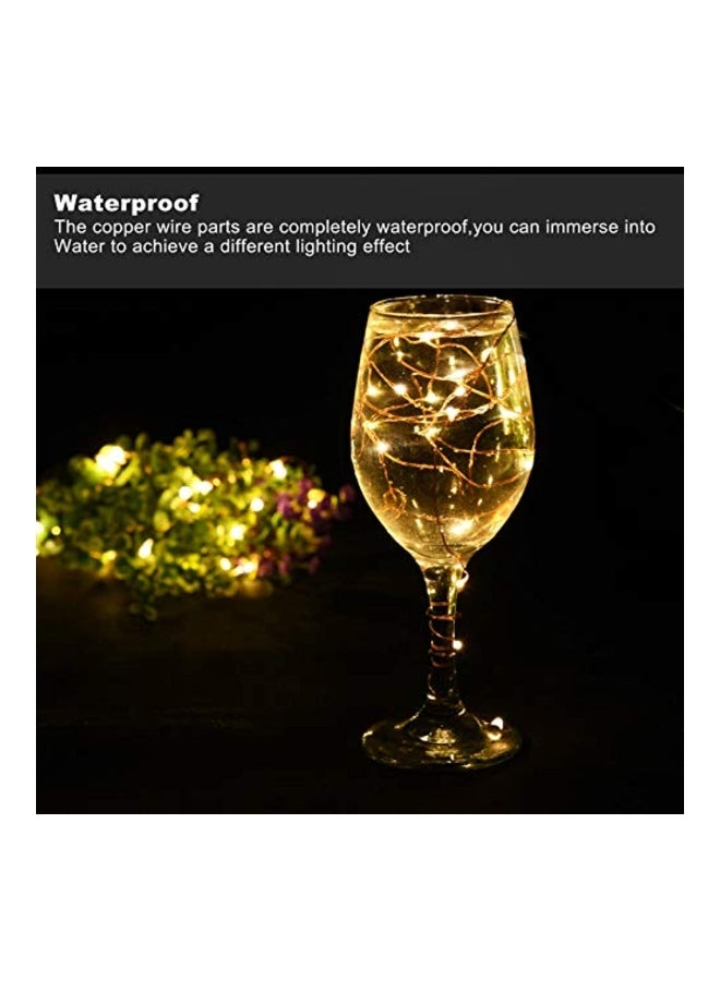 Pack Of 24 LED String Light Warm White 7.2feet