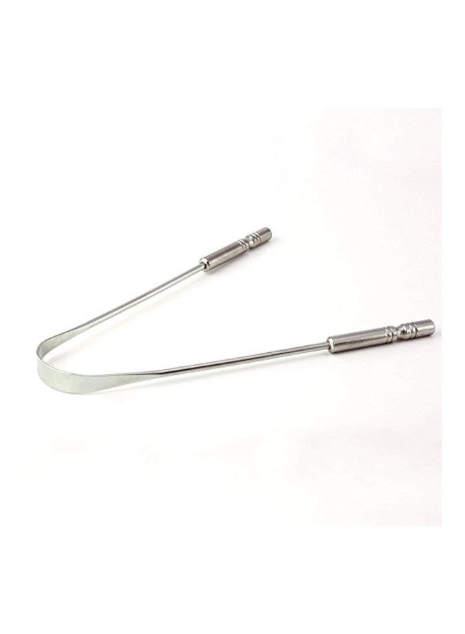 سول غيني أداة تشقير اللسان وتنظيفه مصنفة جراحياً فضي - Image 3