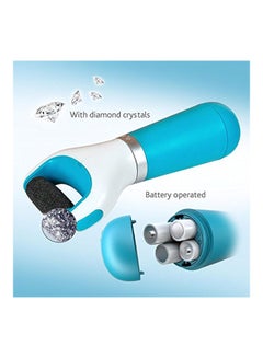 Amope Pedi Perfect Electronic Foot File Blue/White/Black  - Image 4