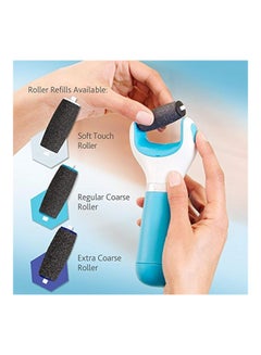Amope Pedi Perfect Electronic Foot File Blue/White/Black  - Image 5