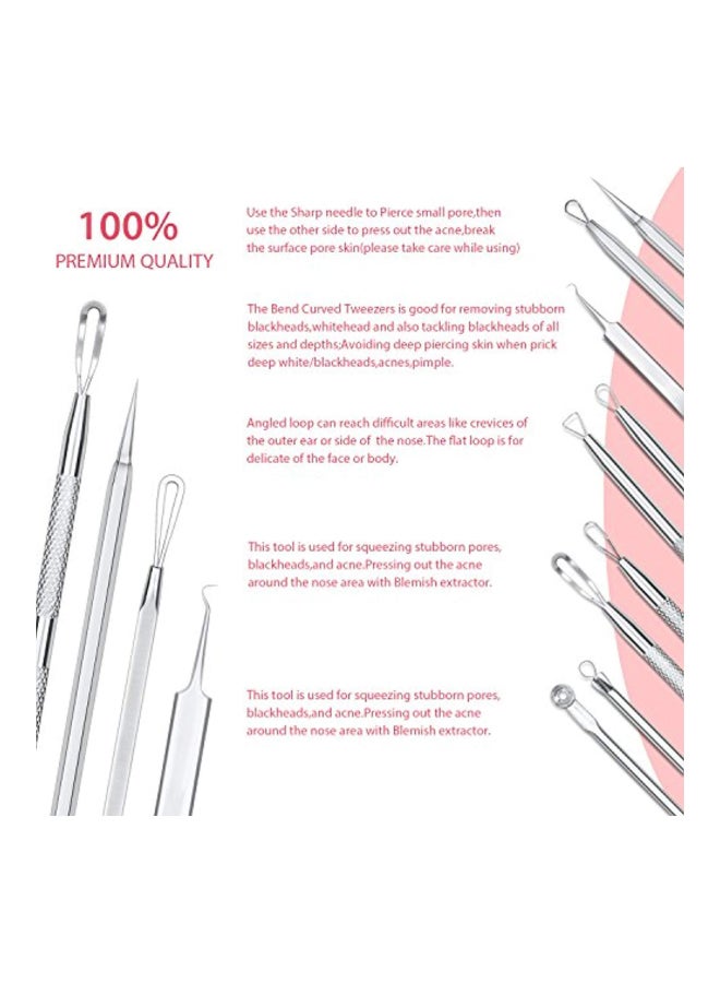 Blackhead Remover Pimple Comedone Extractor Tool Silver
