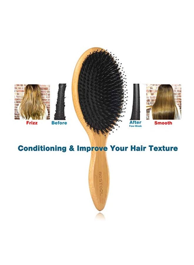 BESTOOL Hair Brush With Nylon Pins Beige - Image 5