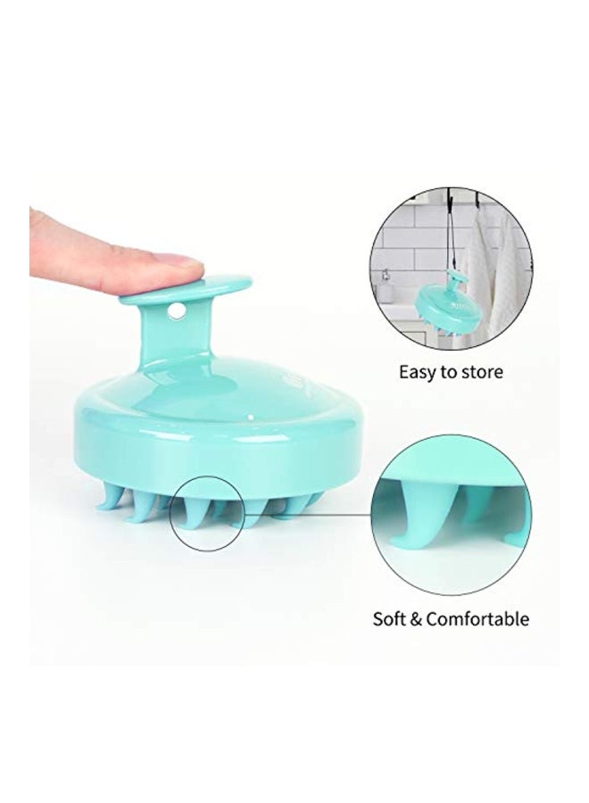 Heeta Hair Scalp Massager Brush Green - Image 3