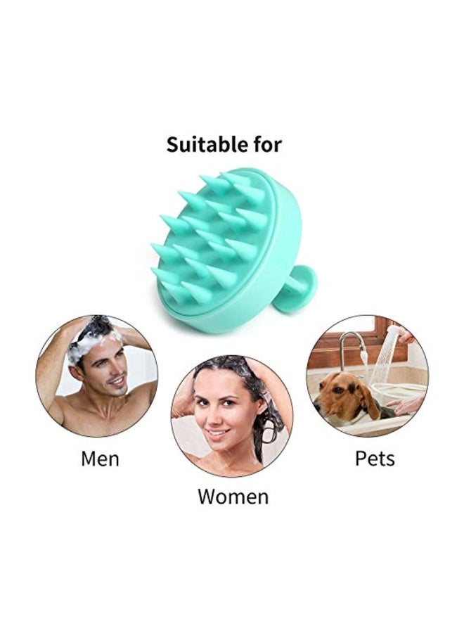 Heeta Hair Scalp Massager Brush Green - Image 5