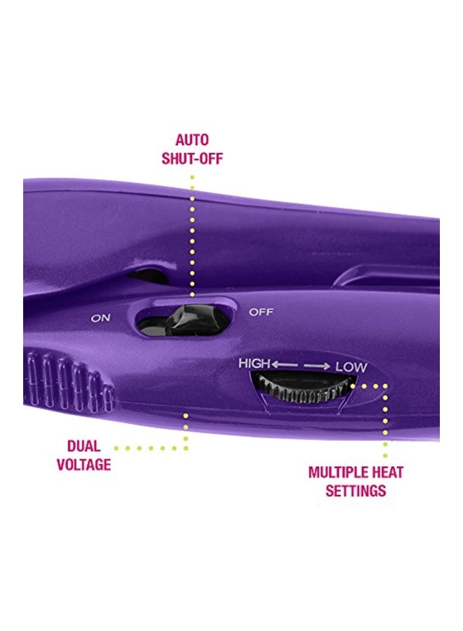BED HEAD Wave Artist Curling Hair Straightener Purple/Silver - Image 5