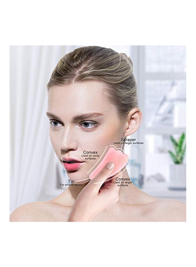 Deciniee 2-In-1 Jade Roller Massager Set Pink - Image 4