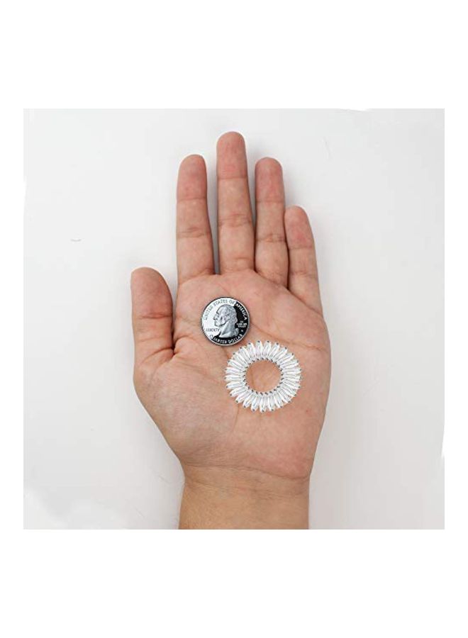 Kitsch 8-Piece Spiral Hair Tie Set Black/Brown/Beige - Image 4