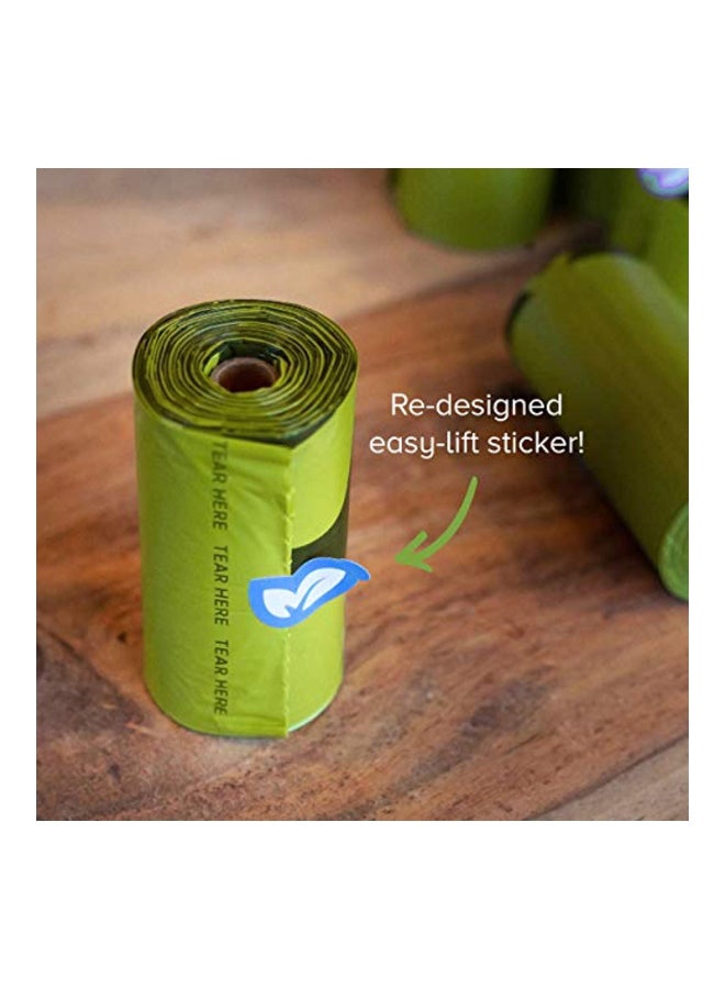 إيرث ريتد أكياس براز الحيوانات من 270 قطعة أخضر - Image 5