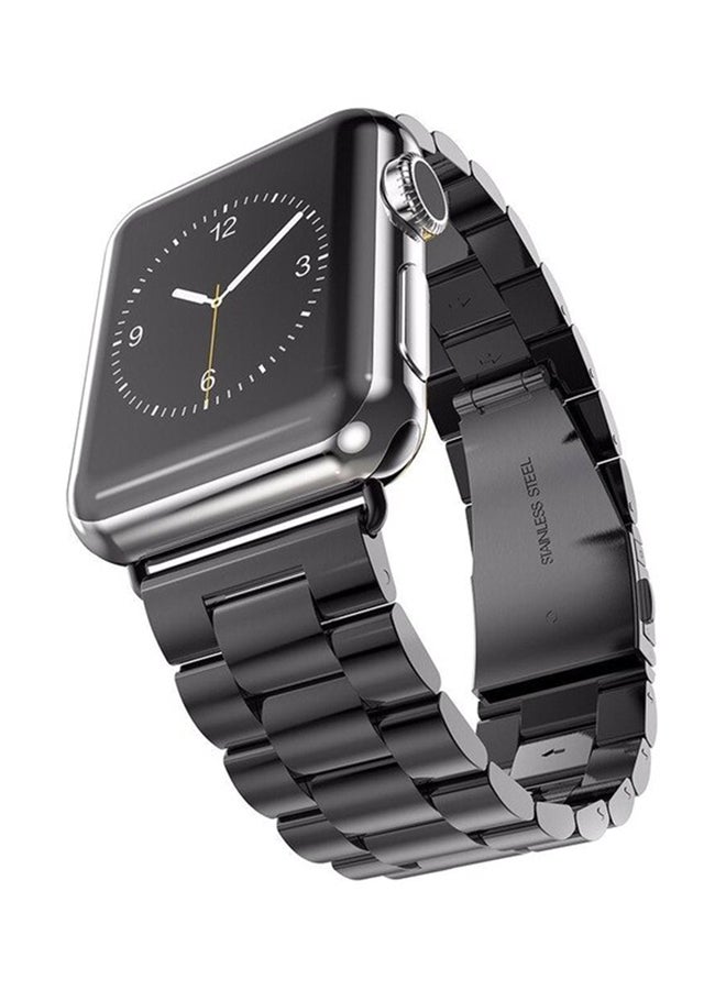 Fashion Metal Stainless Steel Strap For Apple Watch Black