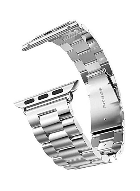 Fashion Metal Stainless Steel Strap For Apple Watch Silver