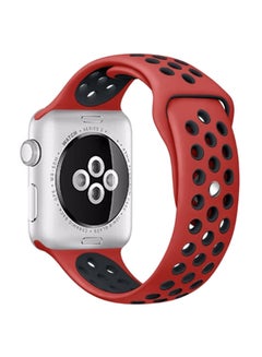 Silicone Sport Band For Apple Watch Red / Black