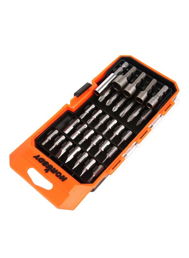 HORUSDY 30-Piece Bits And Nut Drivers Set Silver  - Image 1