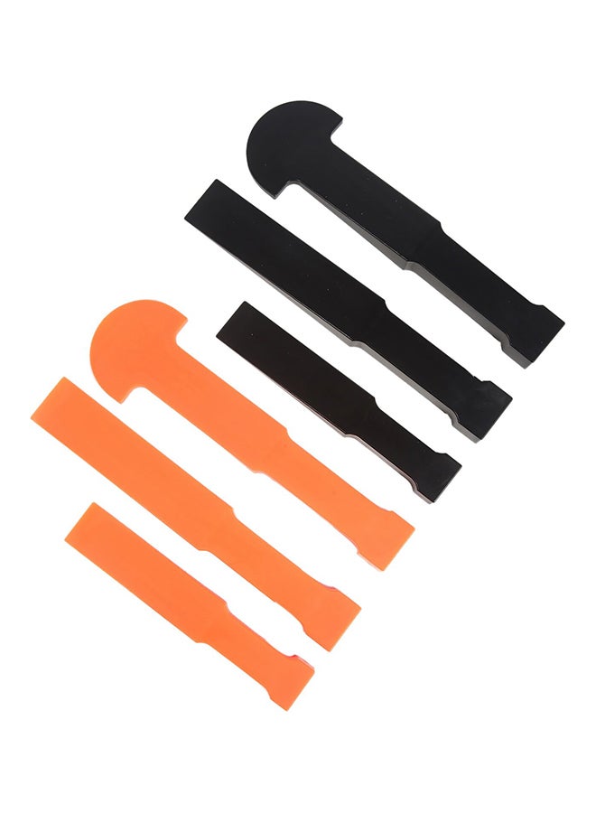 HORUSDY 6-Piece Two Materials Flexible Bar Tool Kit Orange/Black  - Image 2