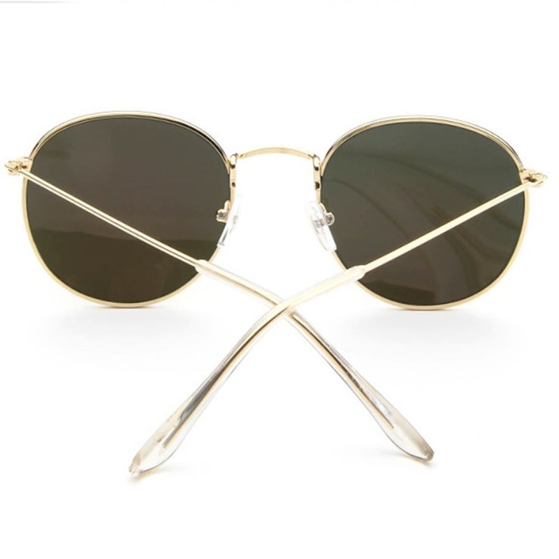 GuangDu - Trend Round Frame Retro Sunglasses - Image 1