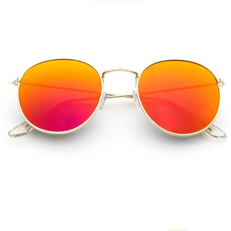 GuangDu - Trend Round Frame Retro Sunglasses - Image 1