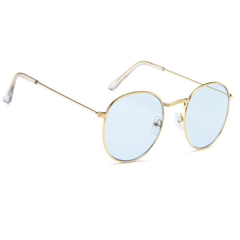 GuangDu - Trend Round Frame Retro Sunglasses - Image 1