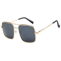 GuangDu Large Frame Bicolor Retro Sunglasses  - Image 1