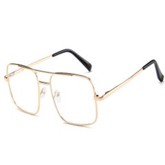 GuangDu Large Frame Bicolor Retro Sunglasses  - Image 1