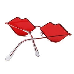 GuangDu Metal Lips Shape Trend Ocean Film Sunglasses  - Image 3