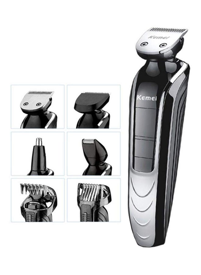 5-In-1 Rechargeable Electric Shaver And Groomer Black/Silver 300grams - v1557482942/N24307228A_1