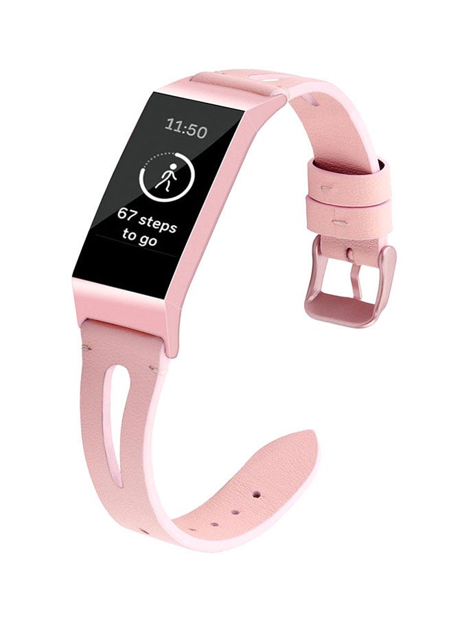 Umiwin Replacement Band Strap For Fitbit Charge 3 S Pink - Image 2