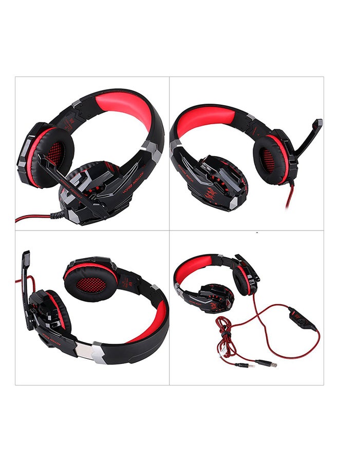 KOTION EACH - 3.5mm Gaming Wired Headset Headphones With Mic LED For PS4/PS5/XOne/XSeries/NSwitch/PC - Image 1